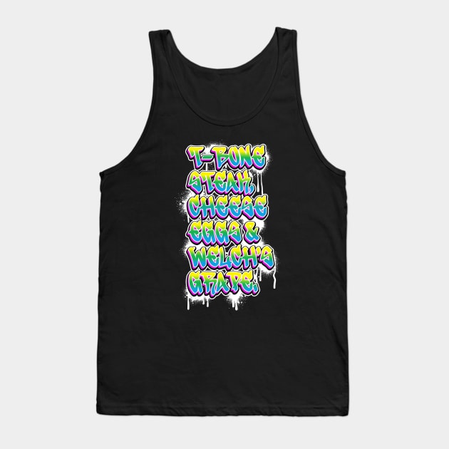 T-bone steak, cheese eggs & welch's grape, Guest Check Tank Top by idjie